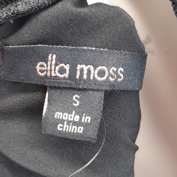 Ella Moss Cold Shoulder Lace 1/2 Bell Sleeve Top - Picture 9 of 9